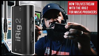 Download lagu How to use iRig 2 with smart phone for music producers, beat makers & livestreaming #irig2 mp3