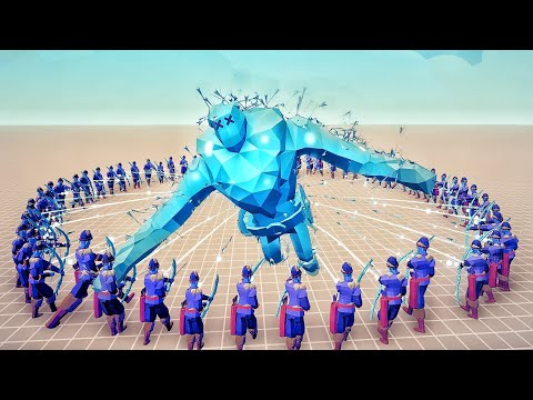 100x ICE ARCHER vs EVERY UNIT - Totally Accurate Battle Simulator TABS