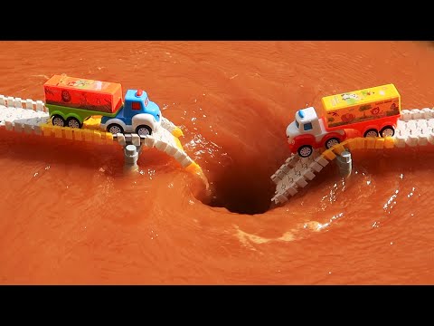 Two Container Trucks Meet On The Bridge Whirlpool #27