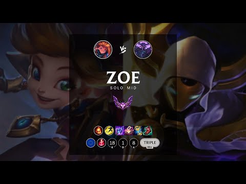 Zoe Mid vs Kassadin - EUW Master Patch 12.7