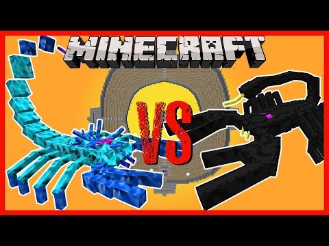 Minecraft - ARCTIC SCORPION VS EMPEROR SCORPION, T-REX, ENDER KNIGHT AND MORE!!