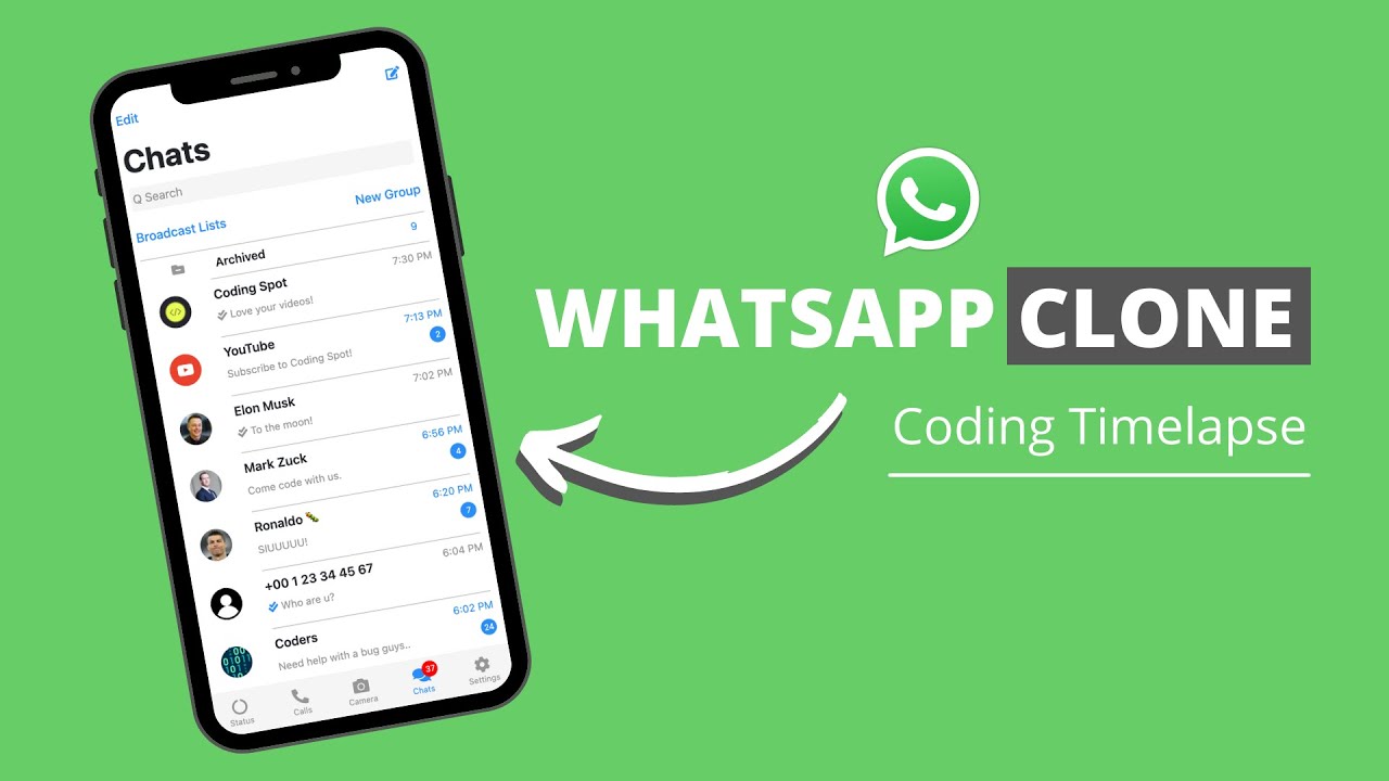 WhatsApp UI Clone Using HTML and CSS | *** TIMELAPSE ***