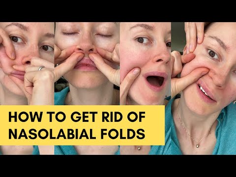 HOW TO GET RID OF NASOLABIAL FOLDS with facial massage