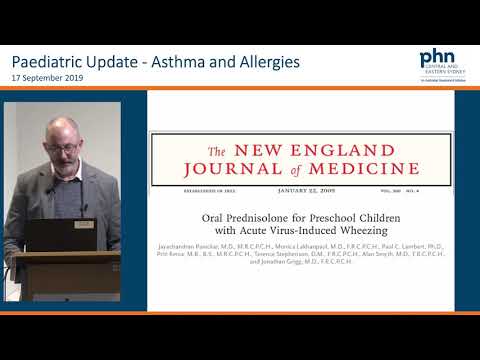 Paediatric asthma Dr John Widger