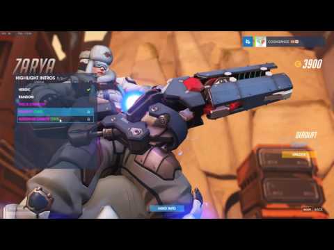 Zarya - Arctic - Overwatch Legendary Skin Spotlight (all intros, emotes, poses)