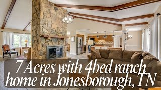 Ranch style home on just under 7 acres - 351 Kinchloe Mill Rd, Jonesborough, TN
