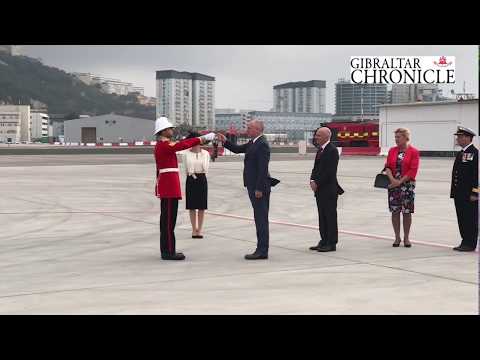 Governor Edward Davis and Lorraine depart from Gibraltar