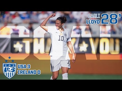 WNT vs. Republic of Ireland: Carli Lloyd Third Goal - Jan. 23, 2016