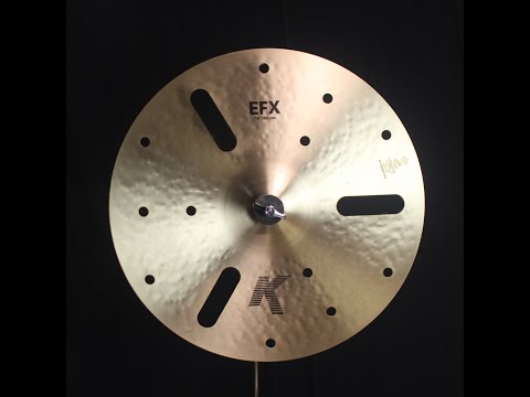 Zildjian 16" K EFX - 912g (video demo) image 2