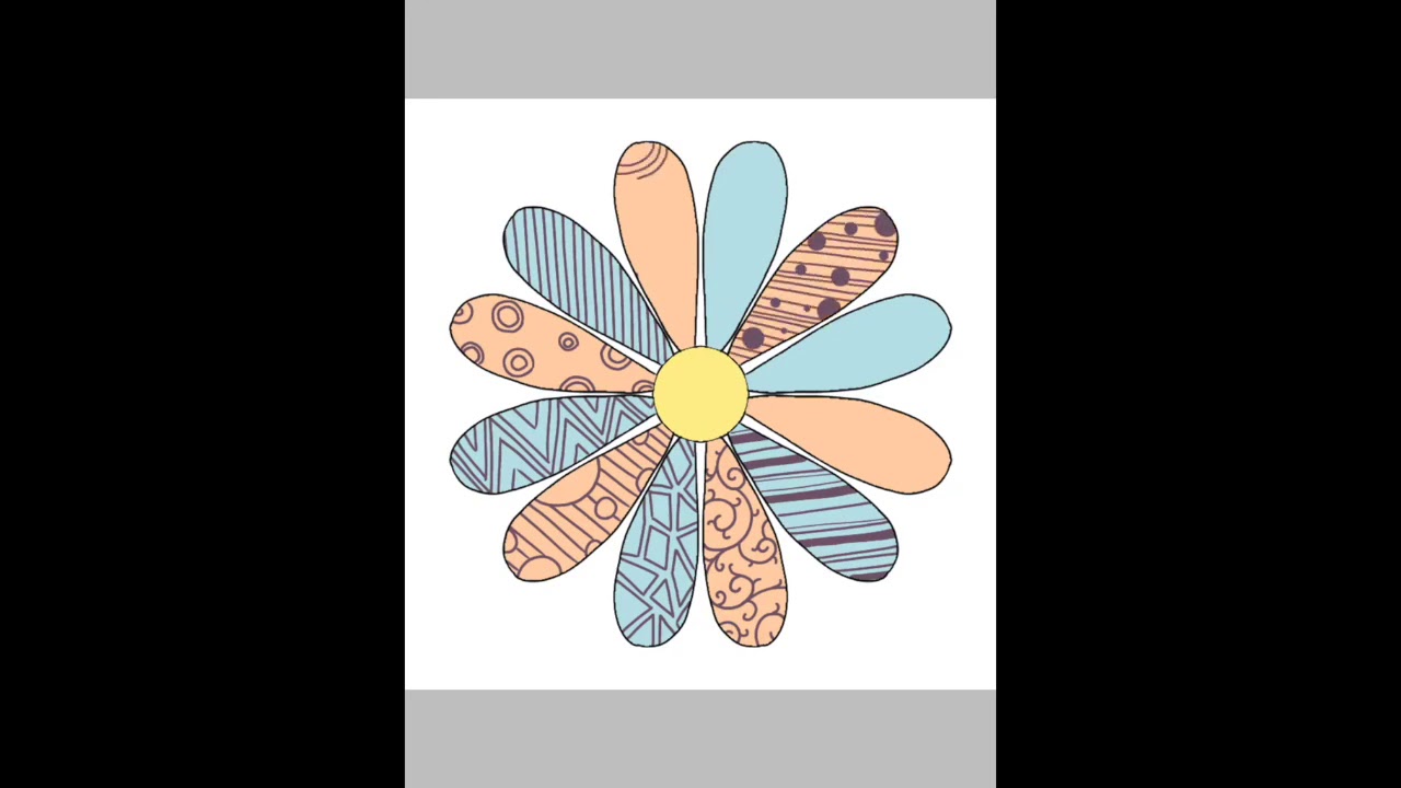 Flower doodle | ibisPaint