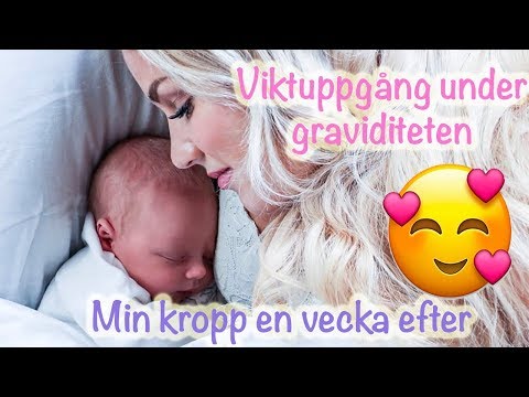 EN VECKA EFTER FÖRLOSSNINGEN ⎜Viktuppgång ⎜Min kropp just nu
