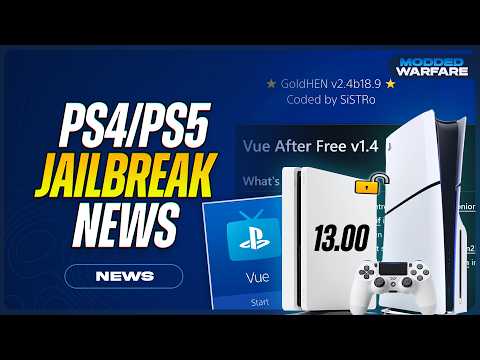 PS4/PS5 Jailbreak News: PSVue 13.00 Stability Update, GoldHEN 2.4b18.9, PS5 12.70 & VoidShell Beta