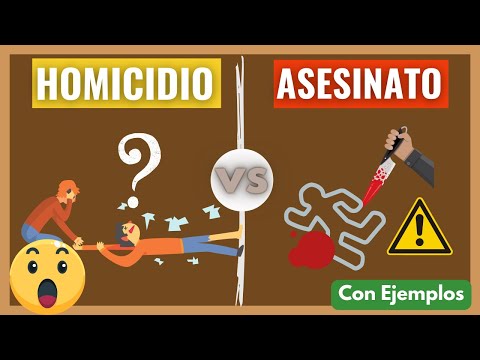 🔴【HOMICIDIO y ASESINATO】: Descubre las DIFERENCIAS con estos EJEMPLOS
