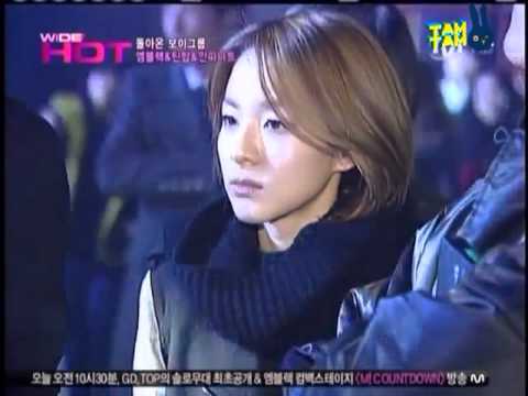 110114 WiDE - Dara @ MBLAQ comeback [BTS]