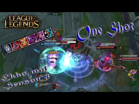 RANKED | EKKO MID VS ANIVIA | SEASON 8 |  Y UN ONE SHOT INCREIBLE