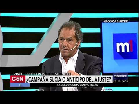Scioli volvió a hablar en C5N