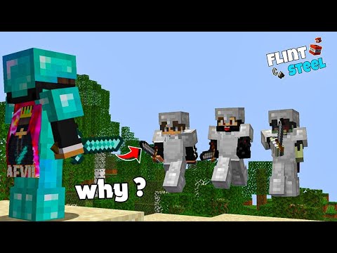 aEvilspaiz - Why ?  I Kill My All Friends In This Minecraft Smp ll Flint Steal Smp