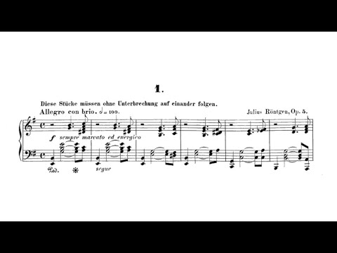 Julius Röntgen –  Ein Cyclus von Phantasiestücken
