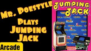 Mr. Poestyle Plays Jumping Jack 1984 Universal Arcade Game