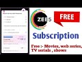 zee5 free me kaise dekhe | zee5 subscription free code | zee5 subscription free | zee5 free |