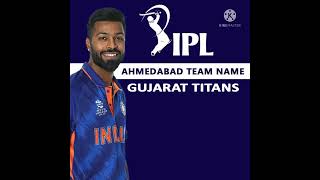 Gujarat titans captain 👮 status #gujarattitans #ipl2022 #iplauction2022 #megaauction