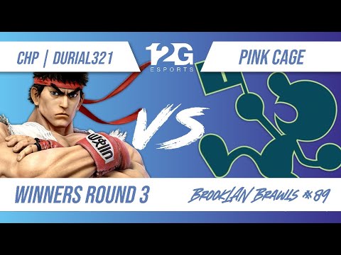 BrookLAN Brawls 89 - Durial321 (Ryu) v. Pink Cage (Mr Game & Watch) - Winners Round 3