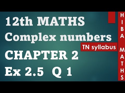 12th maths chapter 2 exercise 2.5 question 1