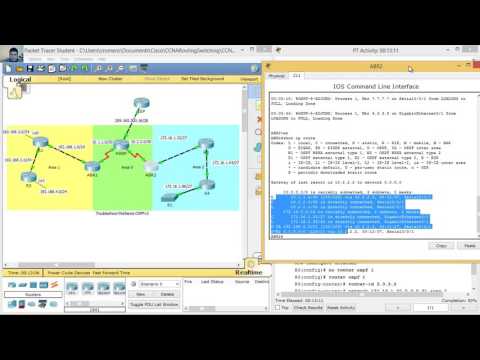 10.2.4.3 - 3.5.1.4 Packet Tracer - Troubleshoot Multiarea OSPFv2