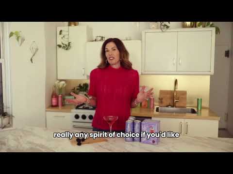 Mingle Mocktails Blackberry Hibiscus Bellini