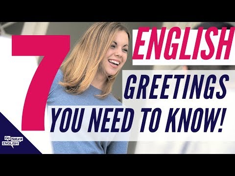7 English Greetings You Need to Know with Pronunciation Reductions