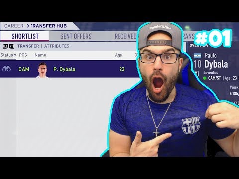 FIRST MASSIVE BARCELONA SIGNING *$100,000,000* - FIFA 18 CAREER MODE #01