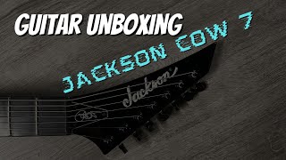 Video thumbnail for Guitar Unboxing - Jackson COW 7 String Dinky by Guitar Hoarder