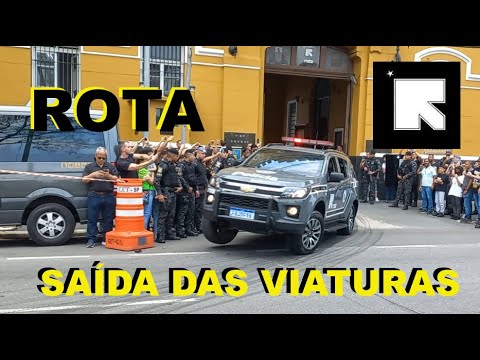 ROTA - Saída das viaturas - Aniversário de 52 anos do Batalhão Tobias de Aguiar