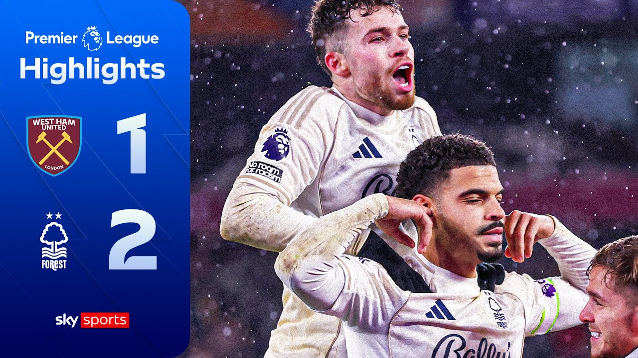 Forest move seven points from drop zone! | West Ham 1-2 Nott'm Forest | Premier League highlights