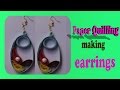 paper quilling earrings