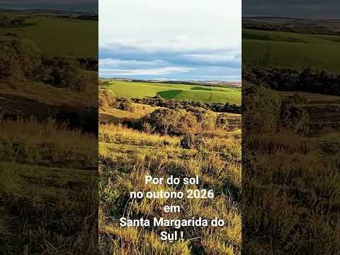 Por do Sol em Santa Margarida do Sul