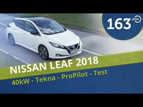 Nissan LEAF Tekna 2018 (40 kWh) Test Deutsch - Aufladen, Reichweite, ProPilot