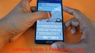 Samsung  Galaxy Note 3 Password unlock  | Note 3 Hard reset