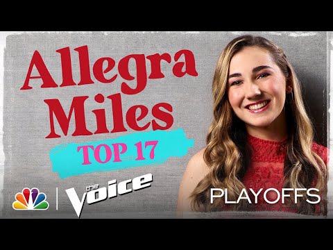 Allegra Miles Sings Billy Joel's "New York State of Mind" - The Voice Live Top 17 Performances 2020
