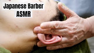🗾 Japanese high school boys massage their ears to a traditional female barber | ASMR ヘアーサロンタナカ 🗾