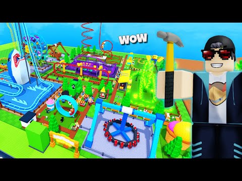 GEDENYOO!! Bangun TAMAN BERMAIN Terbesar & Terlengkap Bintang 5 🎡🎢⭐ | My Themepark Indonesia