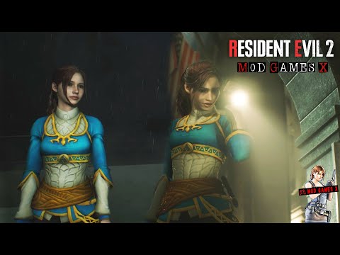 Resident Evil 2 RE MOD - Zelda Breath of the Wild outfit