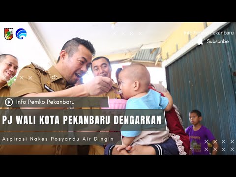 Pj Wali Kota Pekanbaru Dengarkan Aspirasi Nakes Posyandu Air Dingin