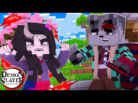 Wolff - Minecraft : Demon Slayer - MY YOUNGER SISTER BECAME AN ONI IN THE WORLD OF KIMETSU NO YAIBA!