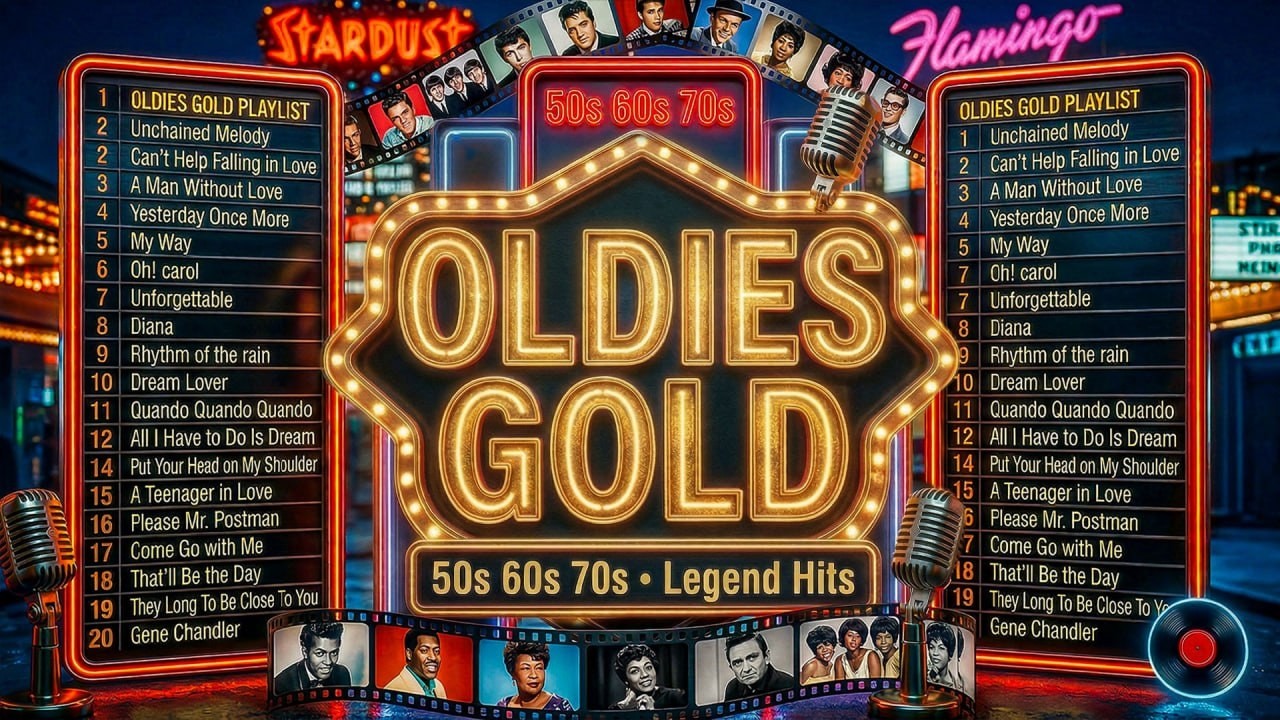 Neil Sedaka,The Platters, Paul Anka, Roy Orbison, Elvis, Engelbert - Oldies But Goodies 50s 60s 70s
