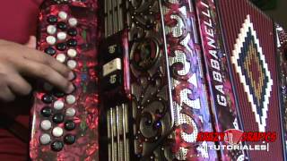 Bajo mil llaves - Los Invasores de Nuevo Leon (instruccional de acordeon)