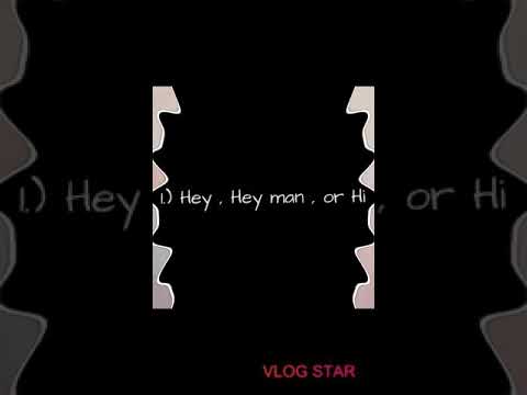 Common English Greetings and Expression