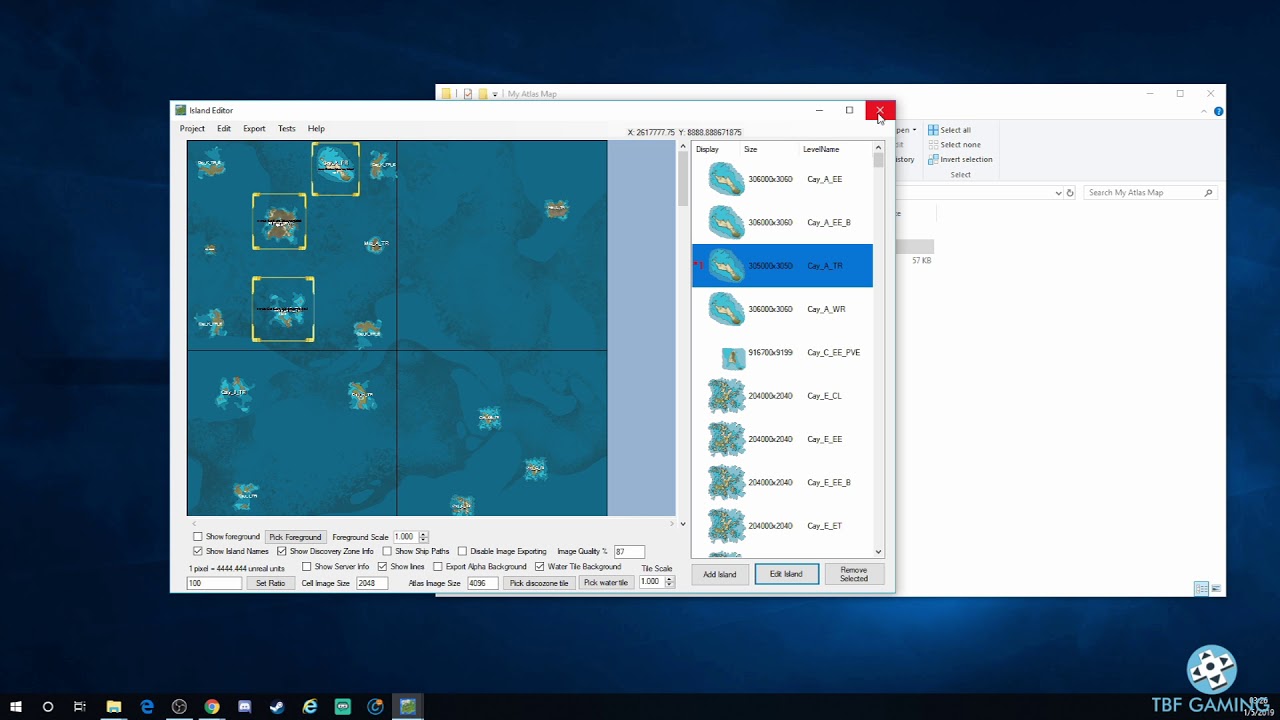 How to edit your Atlas Private Server Map - Gethub map editor from Grapeshot games - Atlas Map