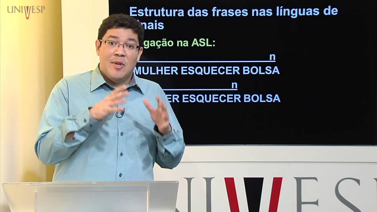 LIBRAS - Aula 12 - A linguística das línguas de Sinais II: expressões faciais e estruturas d