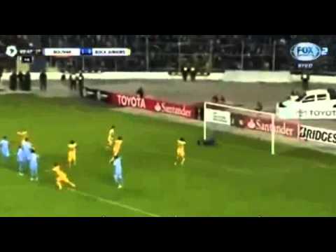 Federico El "Pachi" Carrizo Un golazo ante bolivar  (bolivar 1- 1 Boca)